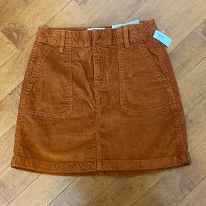 Corduroy Mini Skirt